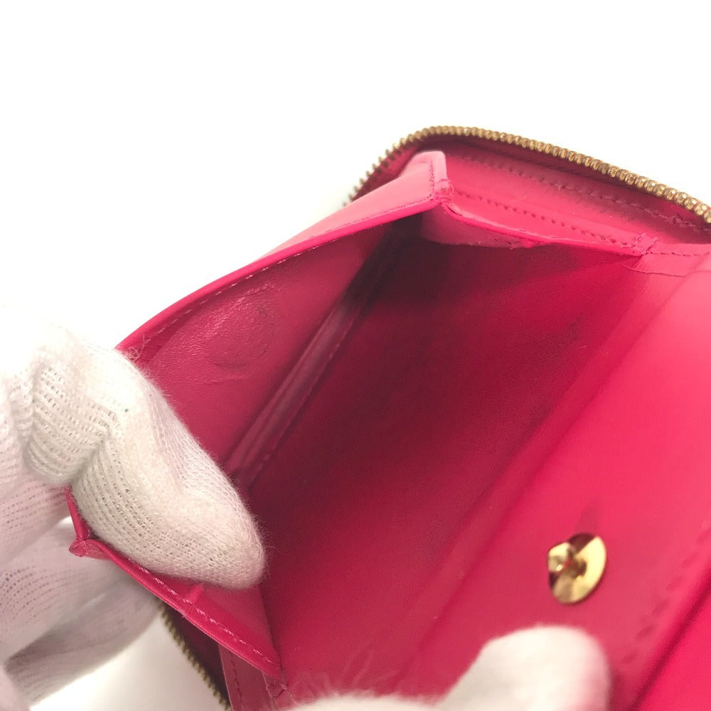 LOUIS VUITTON Folded wallet M91238 Monogram Vernis Canvas pink Monogram Vernis bloom compact wallet