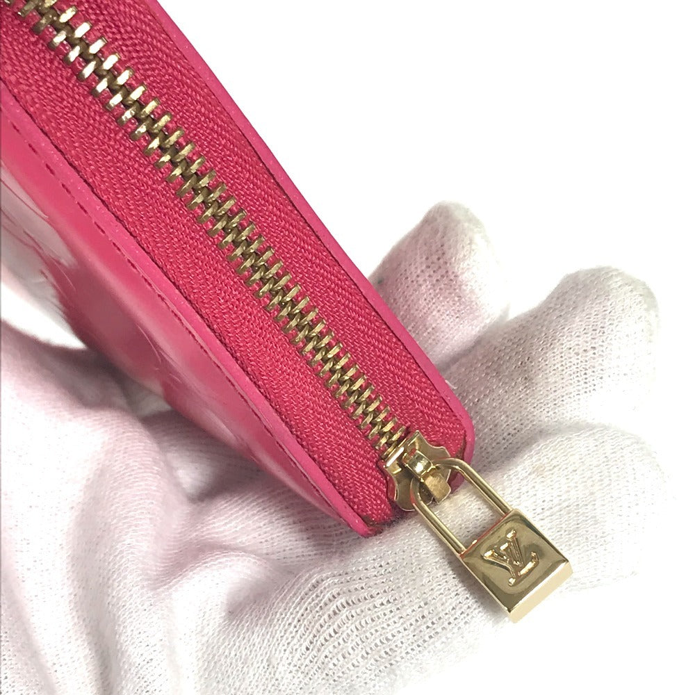LOUIS VUITTON Folded wallet M91238 Monogram Vernis Canvas pink Monogram Vernis bloom compact wallet