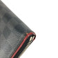 LOUIS VUITTON Long Wallet Purse N63304 Damier Grafitto Canvas black Damier Grafitte Zippy Wallet Vertical