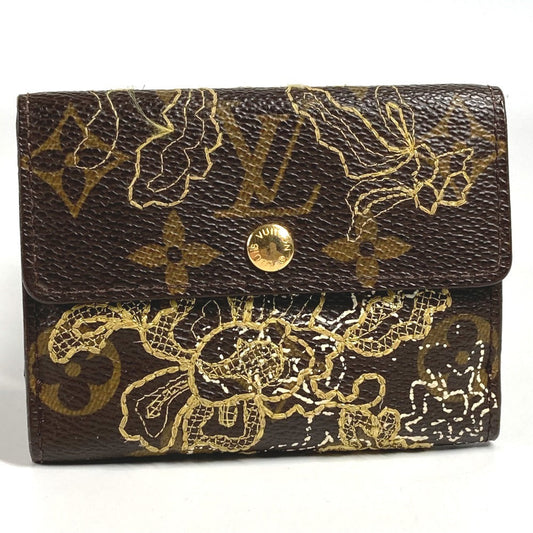 LOUIS VUITTON Folded wallet M95391 Monogram canvas Brown Monogram Dante embroidery Ludlow
