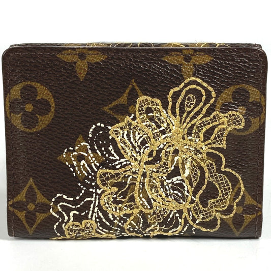 LOUIS VUITTON Folded wallet M95391 Monogram canvas Brown Monogram Dante embroidery Ludlow