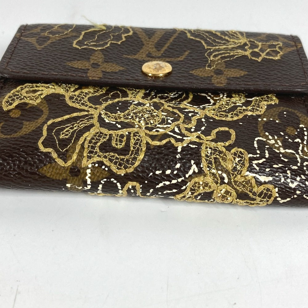 LOUIS VUITTON Folded wallet M95391 Monogram canvas Brown Monogram Dante embroidery Ludlow