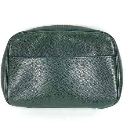 LOUIS VUITTON Pouch M30304 Taiga Leather green Taiga Accessory pouch