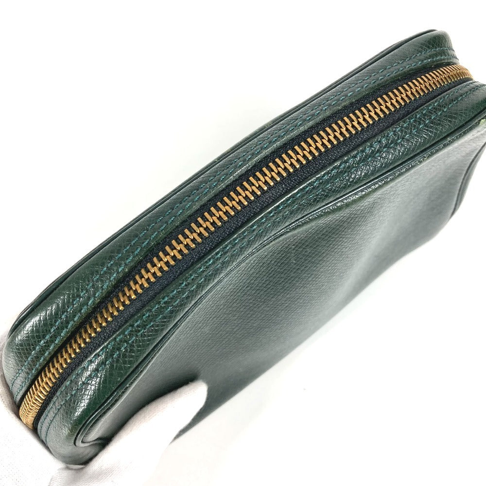 LOUIS VUITTON Pouch M30304 Taiga Leather green Taiga Accessory pouch