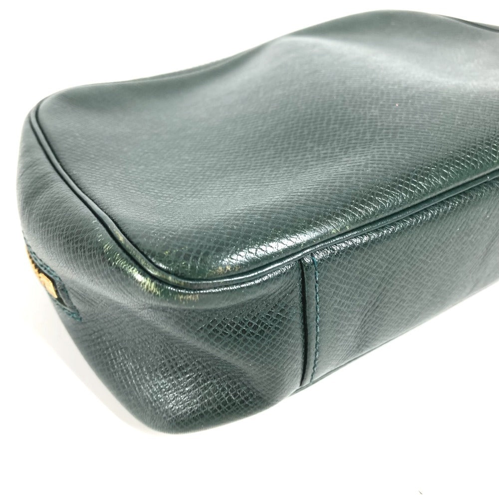 LOUIS VUITTON Pouch M30304 Taiga Leather green Taiga Accessory pouch
