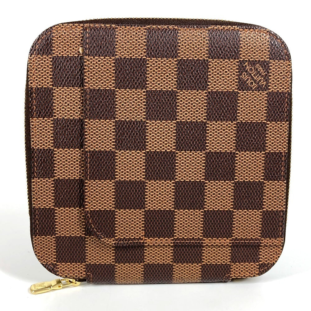 LOUIS VUITTON Folded wallet N61723 Damier canvas Brown Damier Organizer Olaf