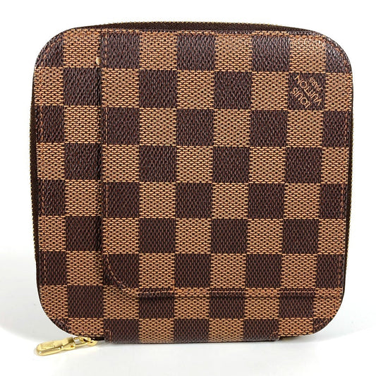 LOUIS VUITTON Folded wallet N61723 Damier canvas Brown Damier Organizer Olaf
