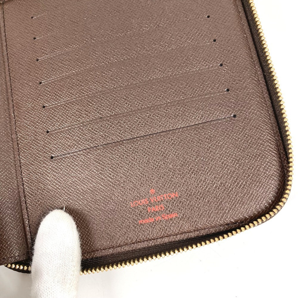 LOUIS VUITTON Folded wallet N61723 Damier canvas Brown Damier Organizer Olaf