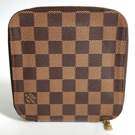 LOUIS VUITTON Folded wallet N61723 Damier canvas Brown Damier Organizer Olaf