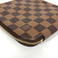 LOUIS VUITTON Folded wallet N61723 Damier canvas Brown Damier Organizer Olaf