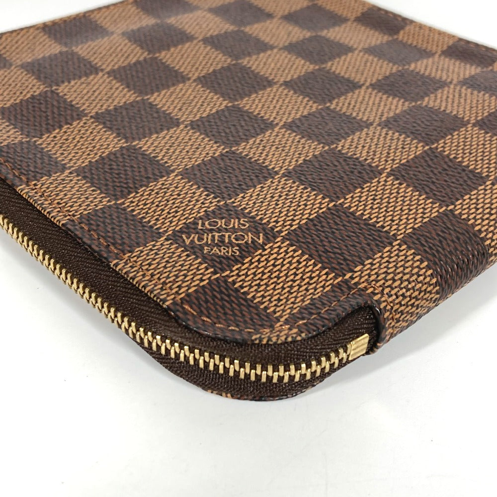 LOUIS VUITTON Folded wallet N61723 Damier canvas Brown Damier Organizer Olaf