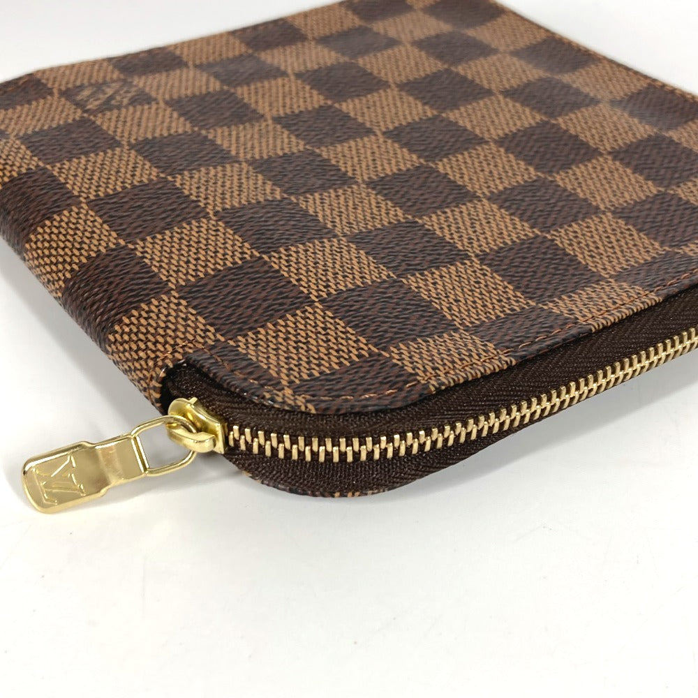 LOUIS VUITTON Folded wallet N61723 Damier canvas Brown Damier Organizer Olaf