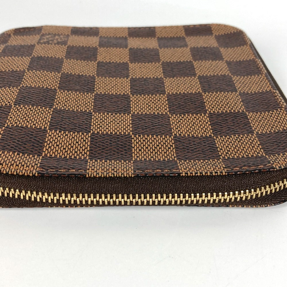 LOUIS VUITTON Folded wallet N61723 Damier canvas Brown Damier Organizer Olaf