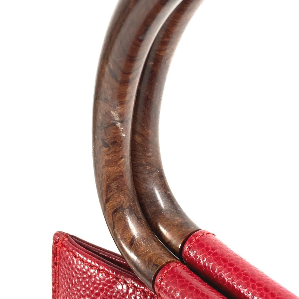 CHANEL Handbag Caviar skin Red CC COCO Mark logo