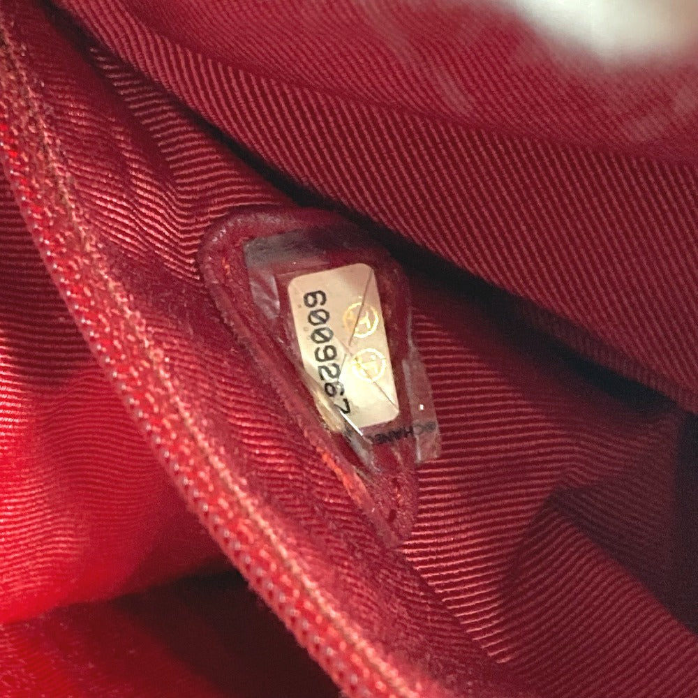 CHANEL Handbag Caviar skin Red CC COCO Mark logo