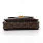 LOUIS VUITTON Handbag M44875 Monogram canvas Brown 2WAY Pochette Metis MM Women Used Authentic