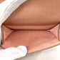 CHANEL Tri-fold wallet leather pink 2.55 Matrasse