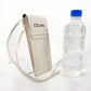 CELINE Shoulder Bag leather white logo Sunglasses case