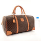 CELINE Boston Duffel bag JMB12 PVC, Leather Brown Macadam unisex Used Authentic