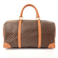 CELINE Boston Duffel bag JMB12 PVC, Leather Brown Macadam unisex Used Authentic