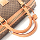 CELINE Boston Duffel bag JMB12 PVC, Leather Brown Macadam unisex Used Authentic