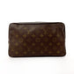 LOUIS VUITTON Pouch M47522 Monogram canvas Brown Truth Wallet 28