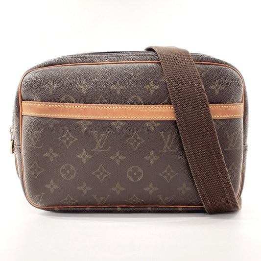 LOUIS VUITTON Shoulder Bag M45254 Monogram canvas Brown Reporter PM