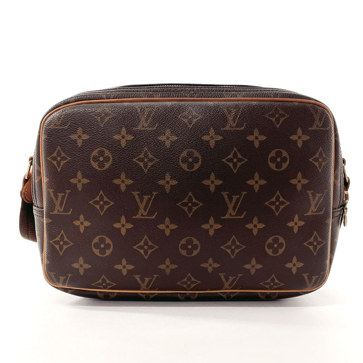 LOUIS VUITTON Shoulder Bag M45254 Monogram canvas Brown Reporter PM