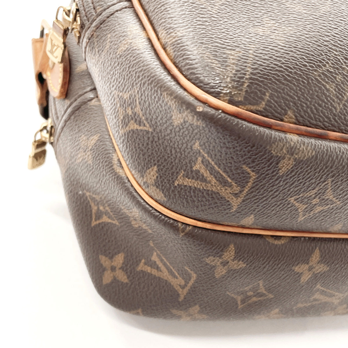 LOUIS VUITTON Shoulder Bag M45254 Monogram canvas Brown Reporter PM