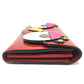 LOUIS VUITTON Long Wallet Purse M90489 Monogram Vernis Red Monogram Vernis Portefeuille Sarah Bird Bird Women Used Authentic