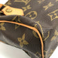 LOUIS VUITTON Handbag M41534 Monogram canvas Brown Monogram Mini speedy Women Used Authentic