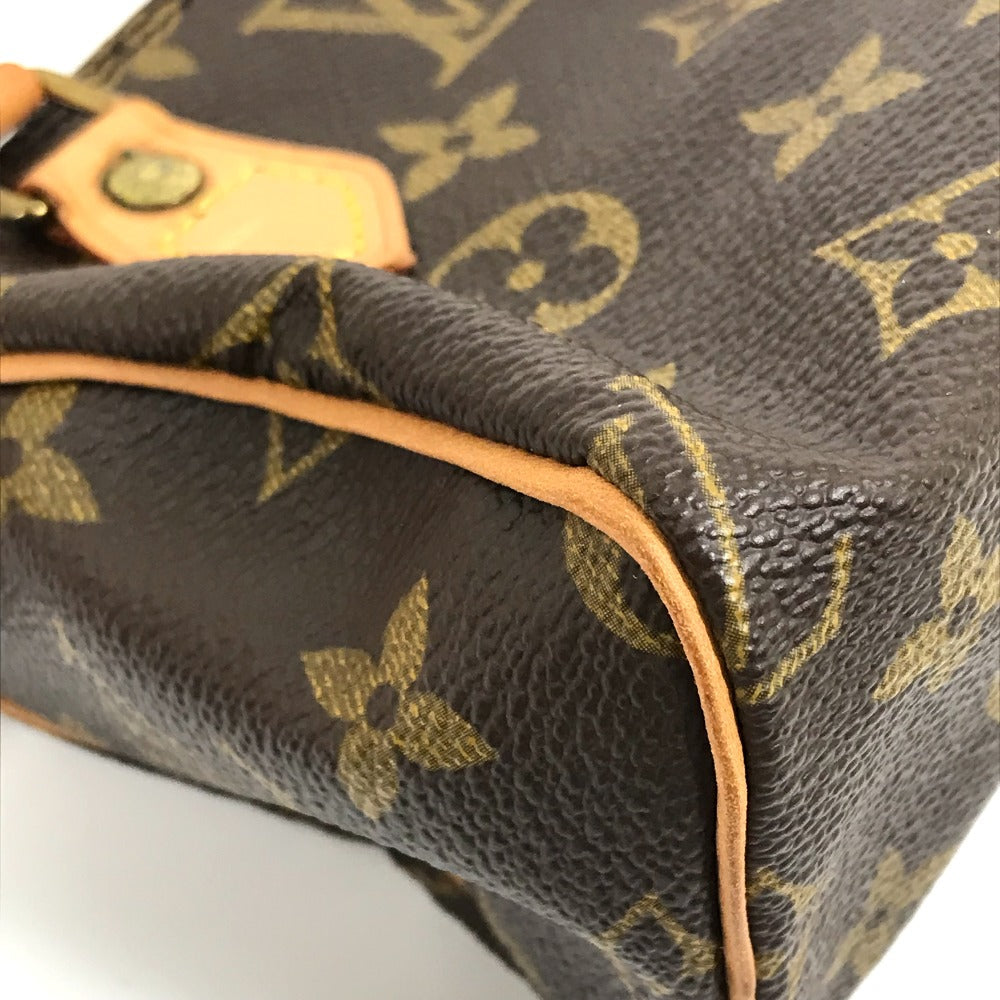 LOUIS VUITTON Handbag M41534 Monogram canvas Brown Monogram Mini speedy Women Used Authentic