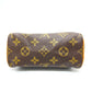 LOUIS VUITTON Handbag M41534 Monogram canvas Brown Monogram Mini speedy Women Used Authentic