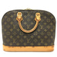 LOUIS VUITTON Handbag M51130 Monogram canvas Brown Monogram Alma Women Used Authentic