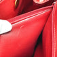 CHANEL Shoulder Bag Caviar skin Red CC COCO Mark Ball charm Women Used Authentic