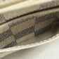 LOUIS VUITTON Long Wallet Purse N61735 Damier Azur Canvas white Damier Azur Portefeuille Sarah Women Used Authentic