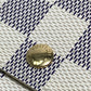 LOUIS VUITTON Long Wallet Purse N61735 Damier Azur Canvas white Damier Azur Portefeuille Sarah Women Used Authentic