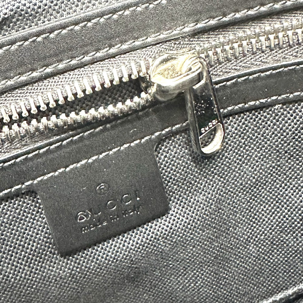 GUCCI Shoulder Bag 474137 GG Supreme Canvas black Bag GG Messenger mens Used Authentic