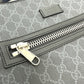 GUCCI Shoulder Bag 474137 GG Supreme Canvas black Bag GG Messenger mens Used Authentic