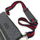 GUCCI Shoulder Bag 474137 GG Supreme Canvas black Bag GG Messenger mens Used Authentic