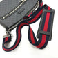 GUCCI Shoulder Bag 474137 GG Supreme Canvas black Bag GG Messenger mens Used Authentic