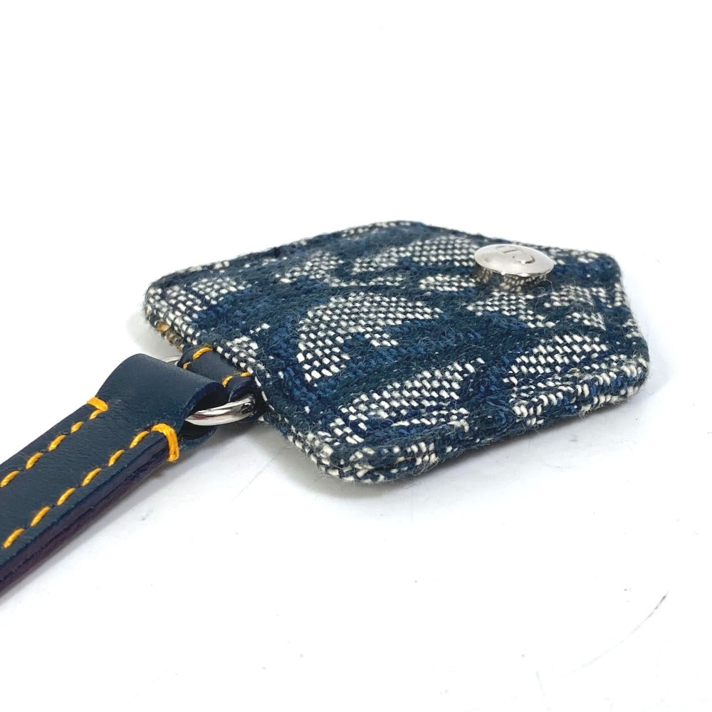 Dior charm canvas Navy Trotter CD logo