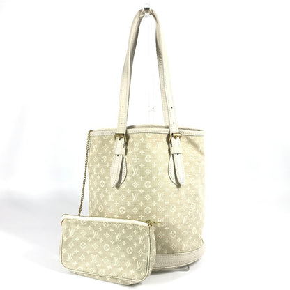 LOUIS VUITTON Shoulder Bag M95316 Monogram Mini-LinCanvas White type Monogram mini run BucketPM Bucket PM