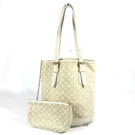 LOUIS VUITTON Shoulder Bag M95316 Monogram Mini-LinCanvas White type Monogram mini run BucketPM Bucket PM