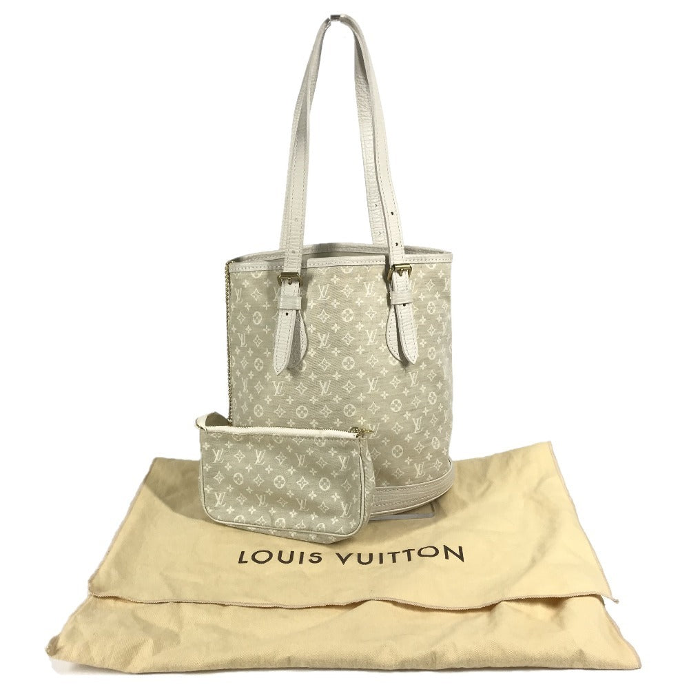 LOUIS VUITTON Shoulder Bag M95316 Monogram Mini-LinCanvas White type Monogram mini run BucketPM Bucket PM