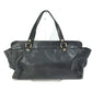 GUCCI Handbag 121551 leather black Interlocking G blondie studs Women Used Authentic