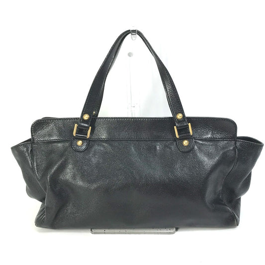 GUCCI Handbag 121551 leather black Interlocking G blondie studs Women Used Authentic