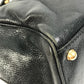 GUCCI Handbag 121551 leather black Interlocking G blondie studs Women Used Authentic