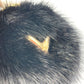 LOUIS VUITTON charm M00008 fur black Bubble V Women Used Authentic