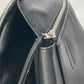 CELINE Handbag leather black logo Edge Women Used Authentic